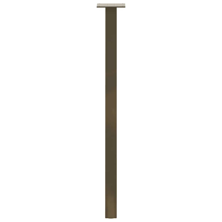 konsolbordben 4 stk. naturstål 72 cm stål