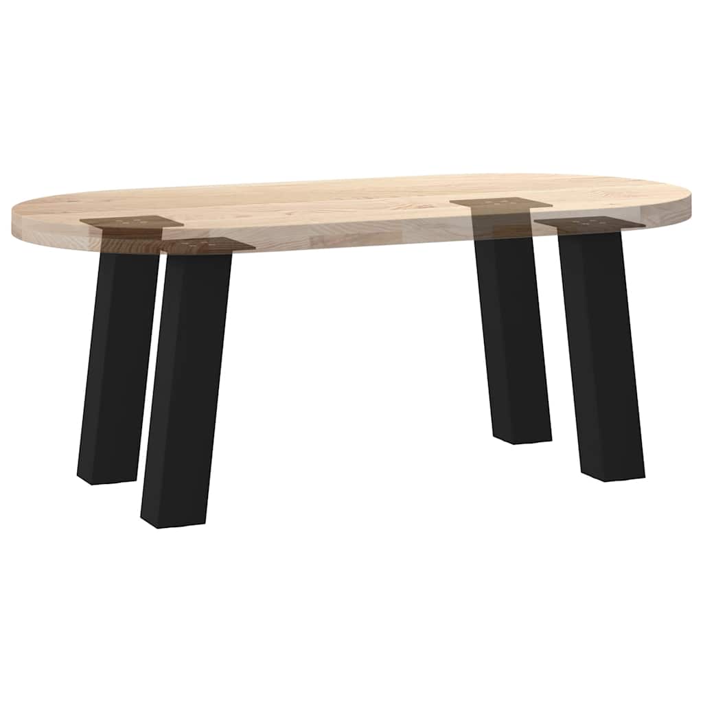 sofabordsben 4 stk. sort 42 cm stål