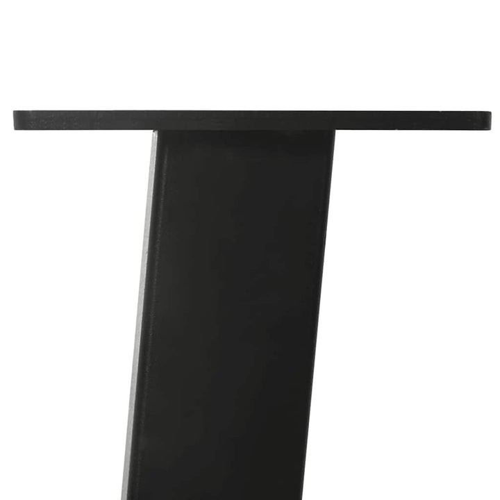 sofabordsben 4 stk. sort 42 cm stål