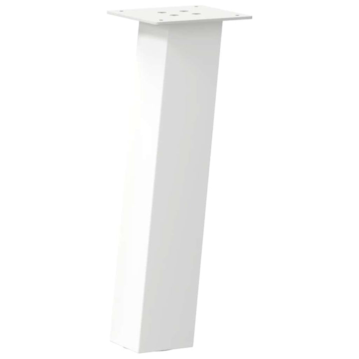 sofabordsben 4 stk. hvid 42 cm stål