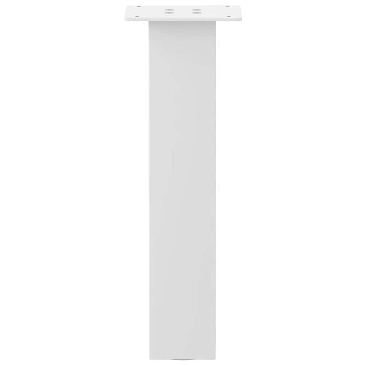 sofabordsben 4 stk. hvid 42 cm stål