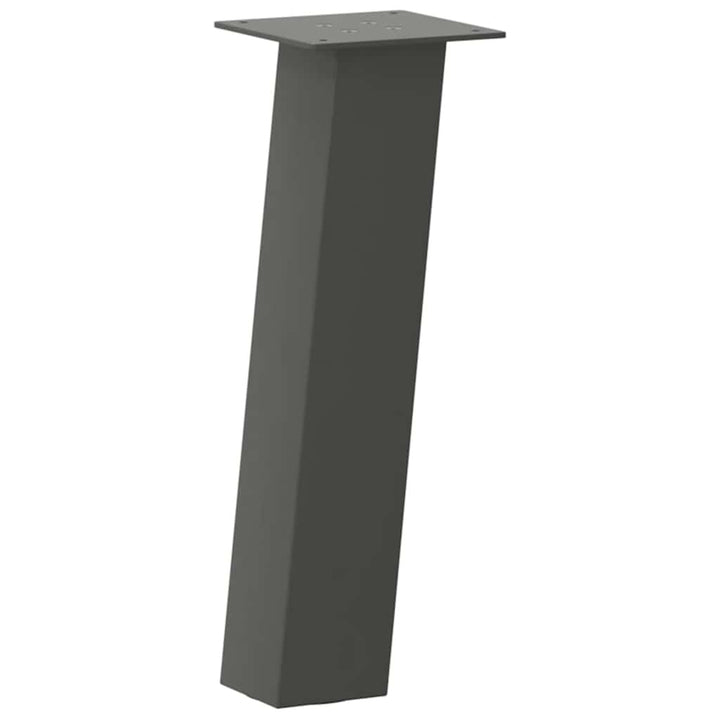 sofabordsben 4 stk. antracit 42 cm stål