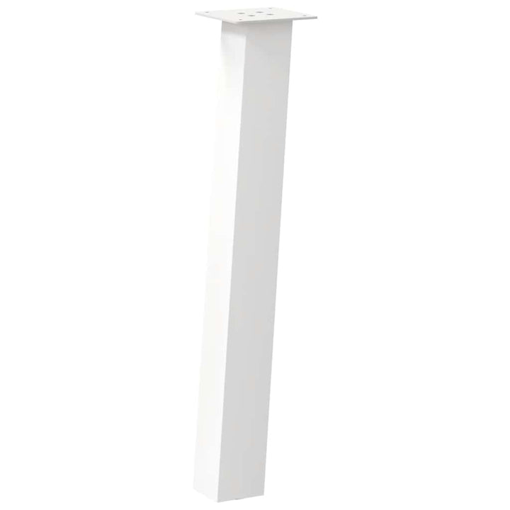 konsolbordben 4 stk. hvid 72 cm stål