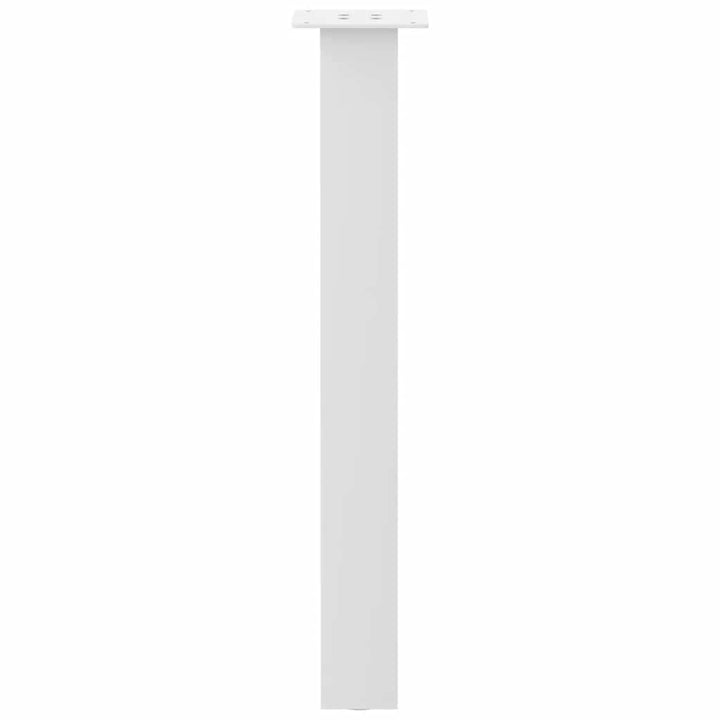 konsolbordben 4 stk. hvid 72 cm stål