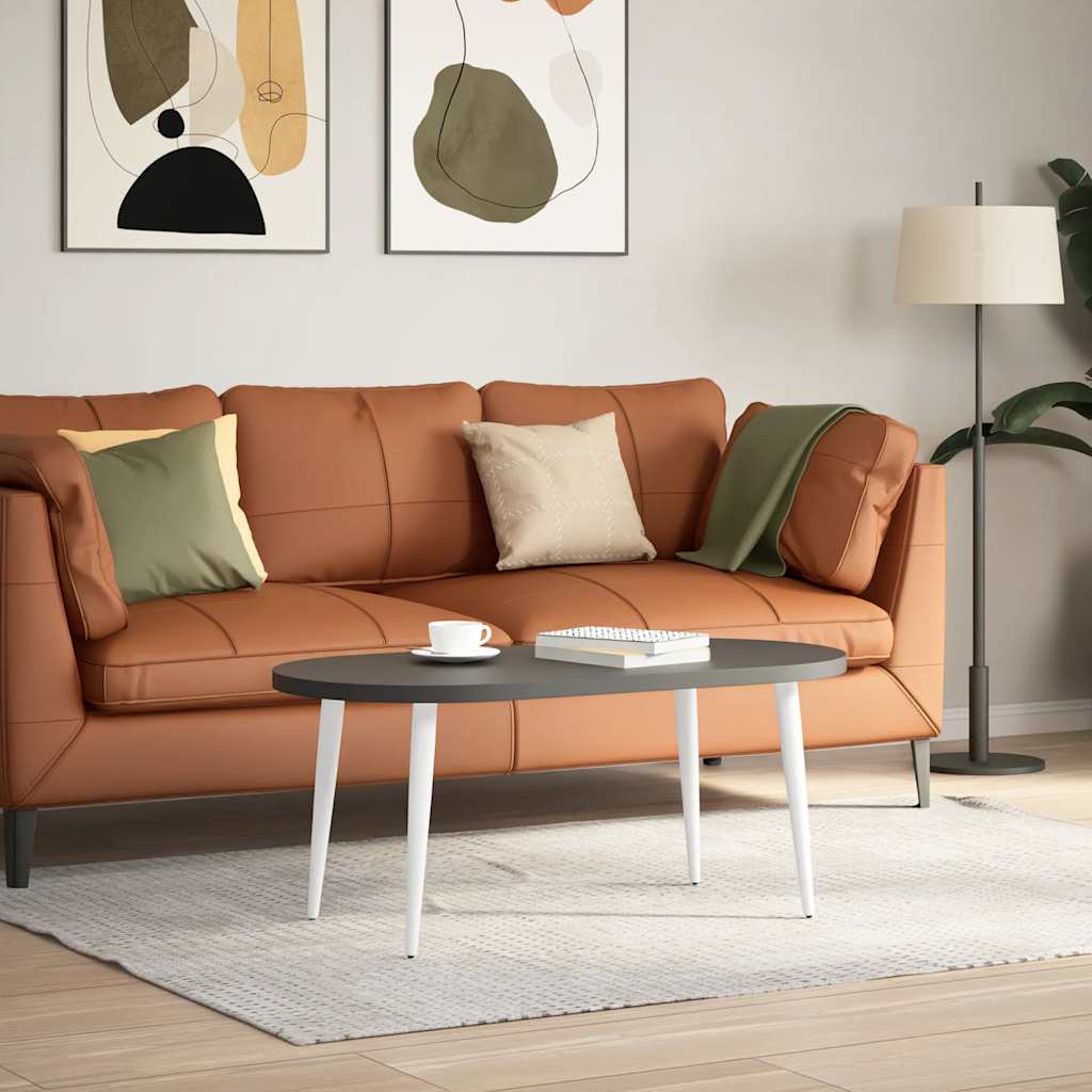sofabordben konisk form 4 stk. hvid 30-31 cm stål