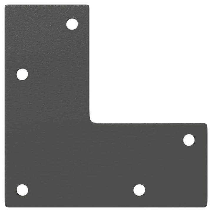 sofabordben konisk form 4 stk. antracit 30-31 cm stål