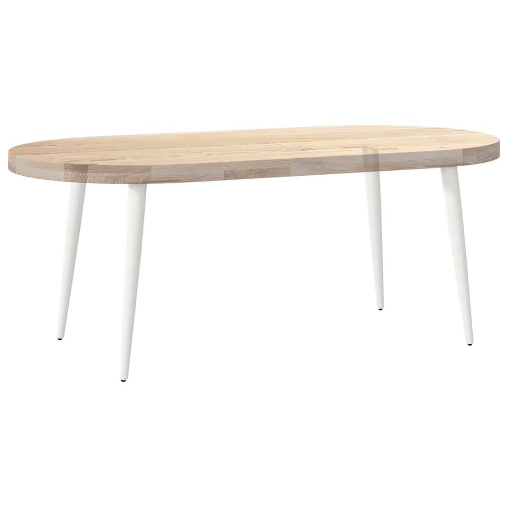 sofabordben konisk form 4 stk. hvid 42-43 cm stål