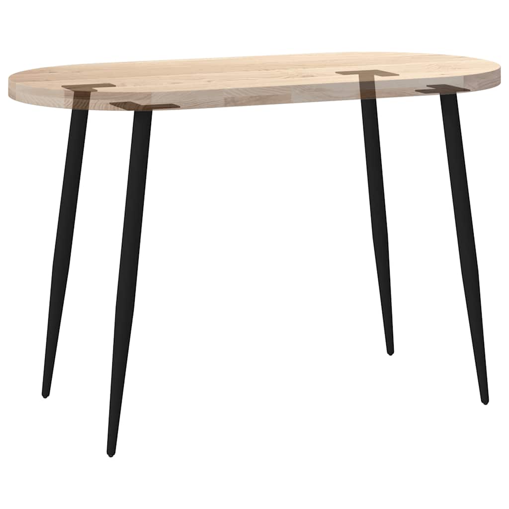 konsolbordben konisk form 4 stk. sort 72-73 cm stål
