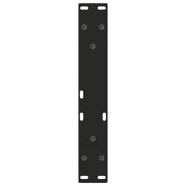 sofabordben V-formet 2 stk. sort 40x(30-31,3) cm stål