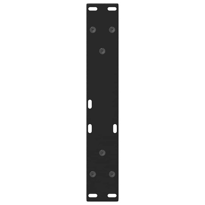 sofabordben V-formet 2 stk. sort 40x(30-31,3) cm stål