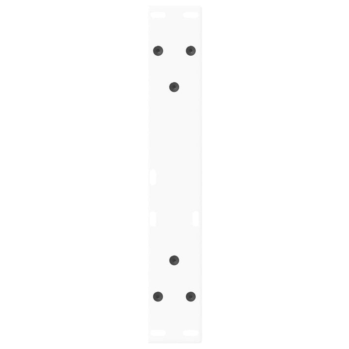 sofabordsben V-formet 2 stk. hvid 40x(30-31,3) cm stål