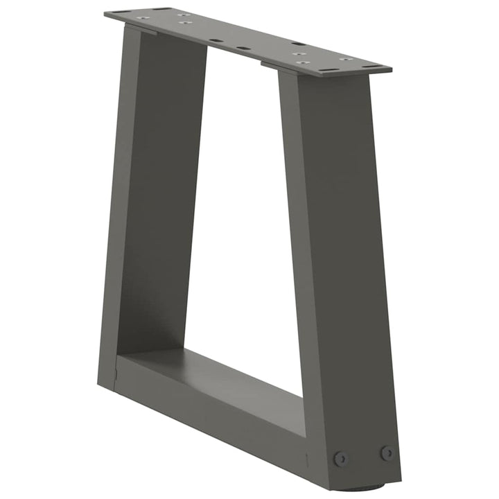 sofabordsben V-formet 2 stk. antracit 40x(30-31,3) cm stål