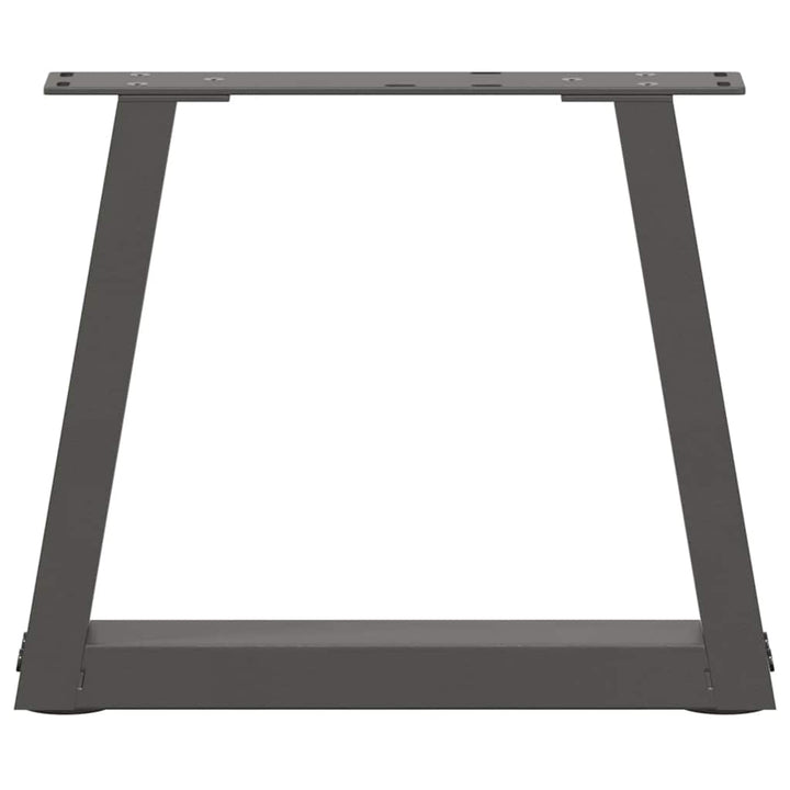 sofabordsben V-formet 2 stk. antracit 40x(30-31,3) cm stål