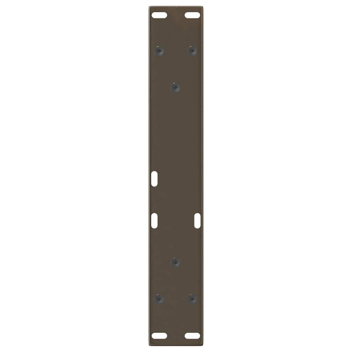 sofabordsben V-formet 2 stk. naturstål 40x(30-31,3) cm stål