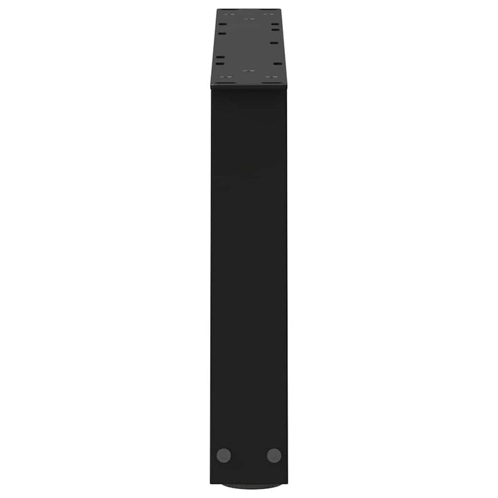 sofabordben V-formet 2 stk. sort 60 x (30-31,3) cm stål