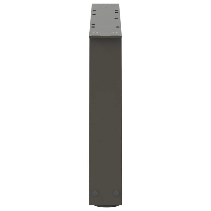 sofabordsben V-formet 2 stk. antracit 60x(30-31,3) cm stål
