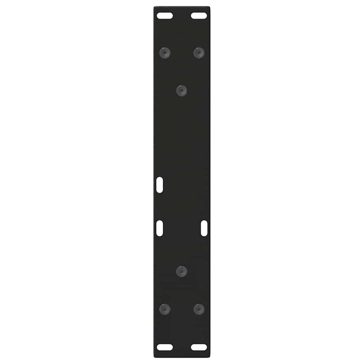 sofabordsben V-formet 2 stk. sort 28 x (42-43,3) cm stål
