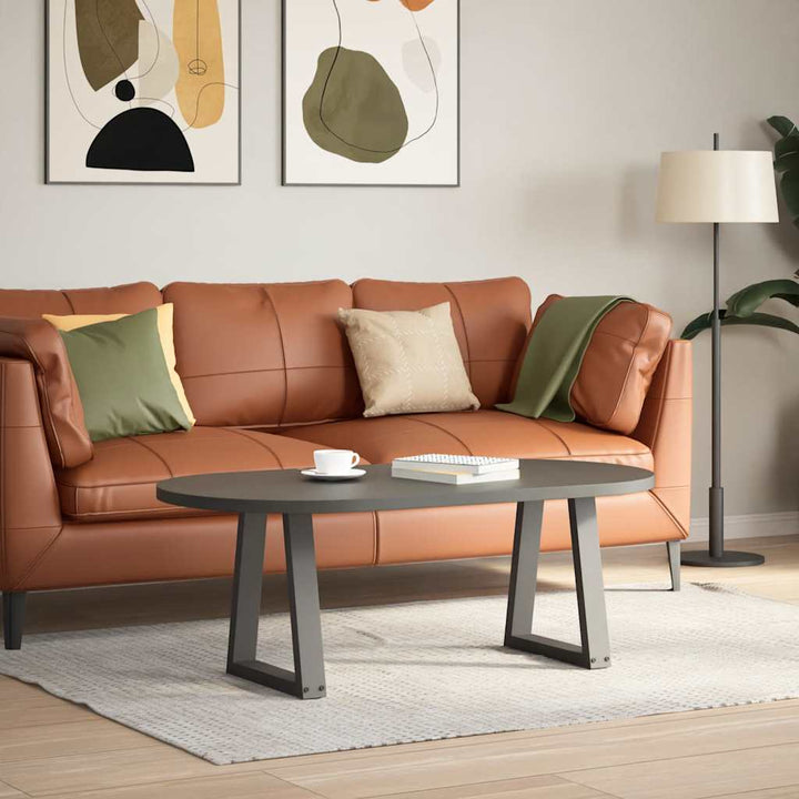 sofabordsben V-formet 2 stk. antracit 28 x (42-43,3) cm stål