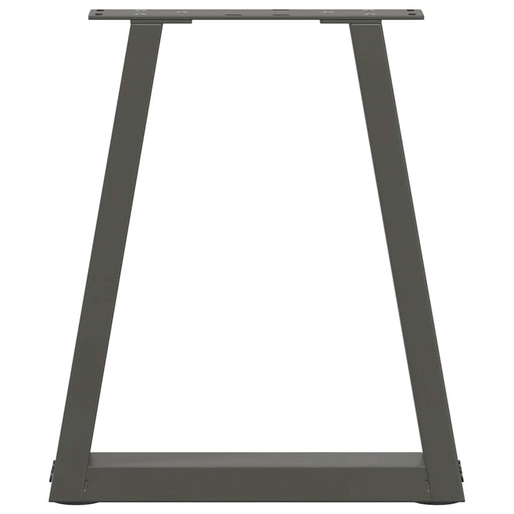 sofabordsben V-formet 2 stk. antracit 28 x (42-43,3) cm stål