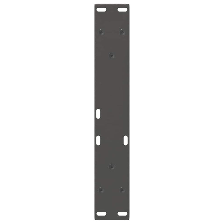 sofabordsben V-formet 2 stk. antracit 28 x (42-43,3) cm stål