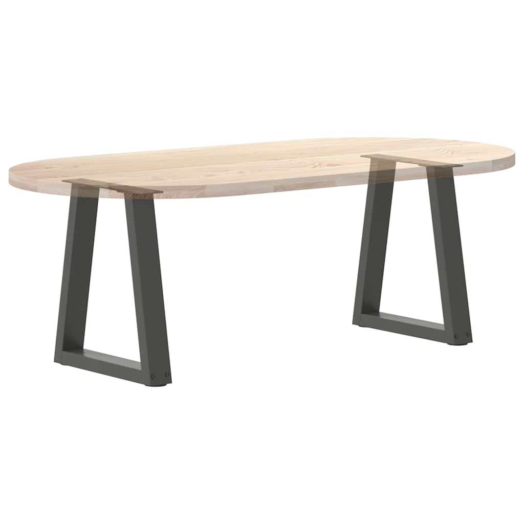 sofabordsben V-formet 2 stk. antracit 28 x (42-43,3) cm stål