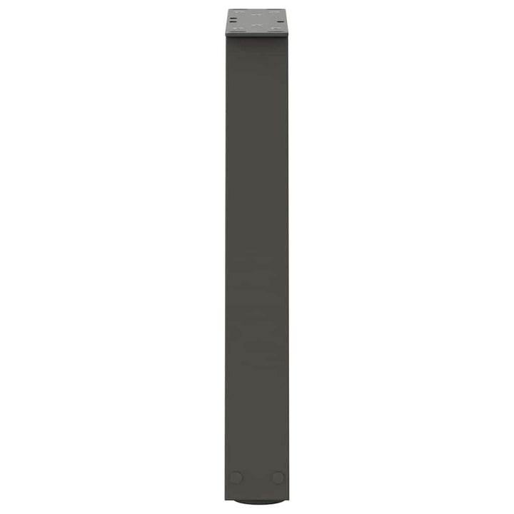 sofabordsben V-formet 2 stk. antracit 38 x (42-43,3) cm stål