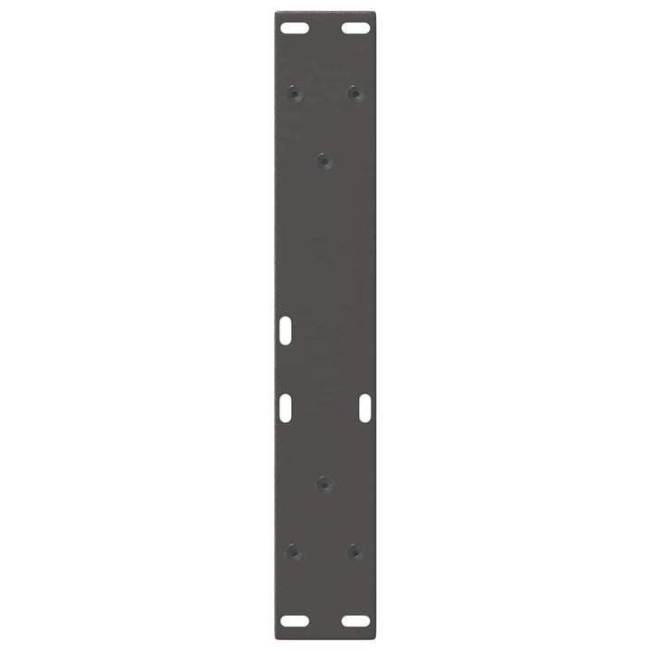 sofabordsben V-formet 2 stk. antracit 38 x (42-43,3) cm stål