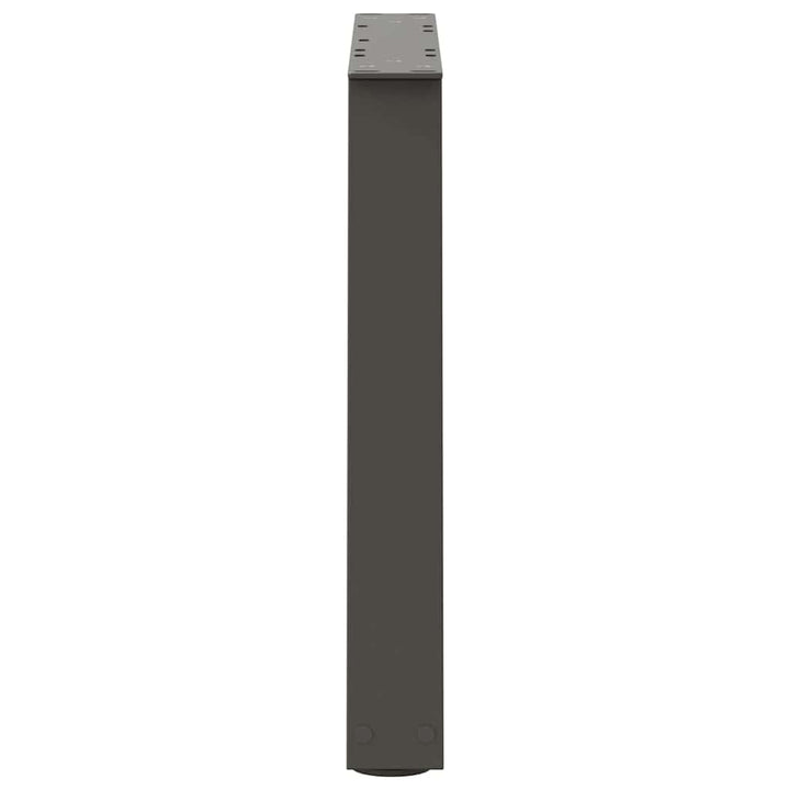 sofabordsben V-formet 2 stk. antracit 50x(42-43,3) cm stål