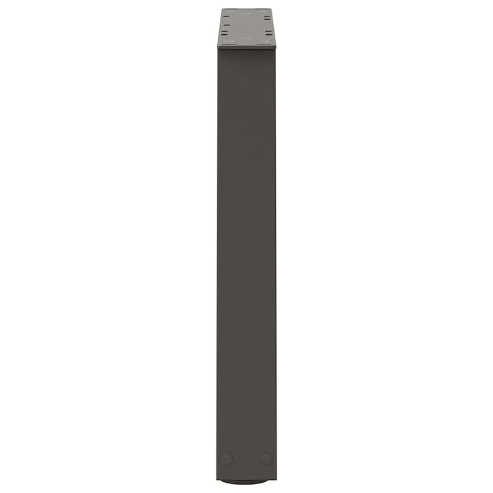 sofabordsben V-formet 2 stk. antracit 60x(42-43,3) cm stål