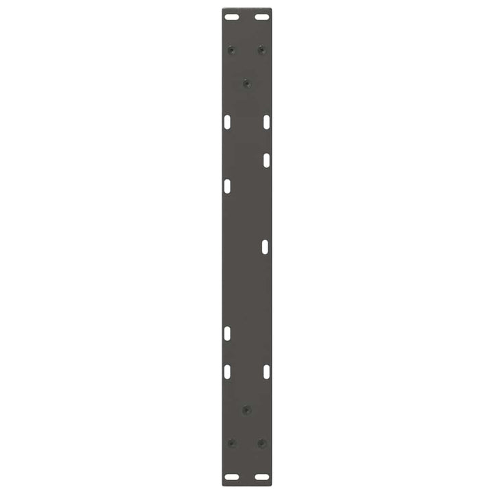 sofabordsben V-formet 2 stk. antracit 70 x (42-43,3) cm stål