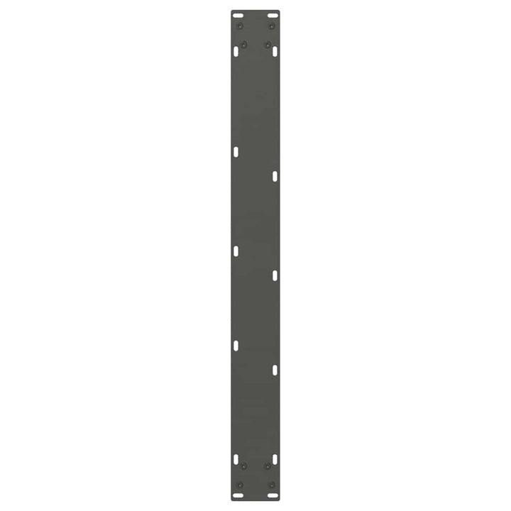 spisebordsben V-formet 2 stk. antracit 80x(72-73,3) cm stål