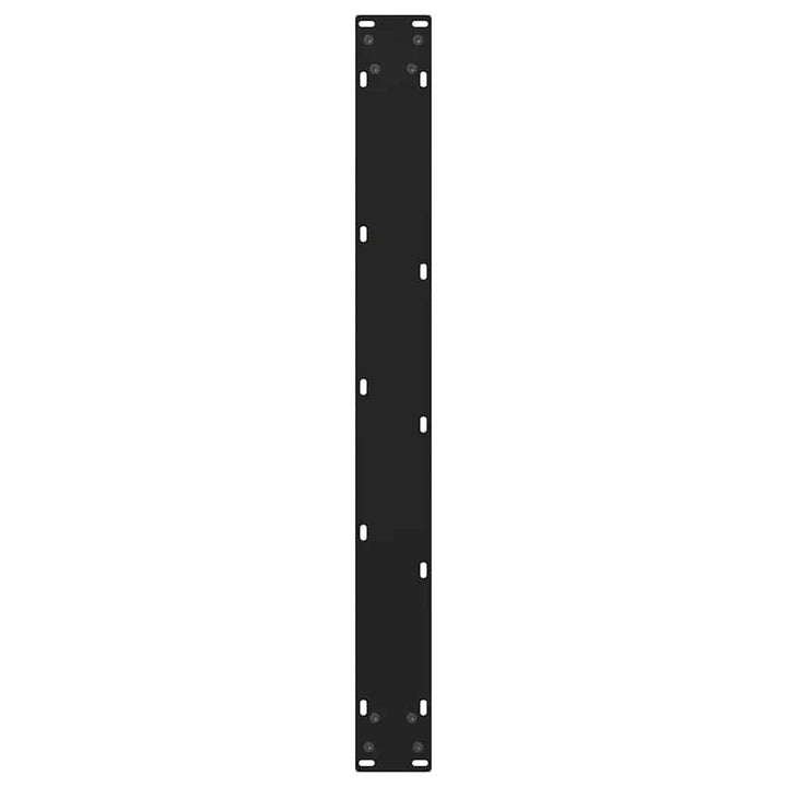 spisebordsben V-formet 2 stk. sort 100x(72-73,3) cm stål