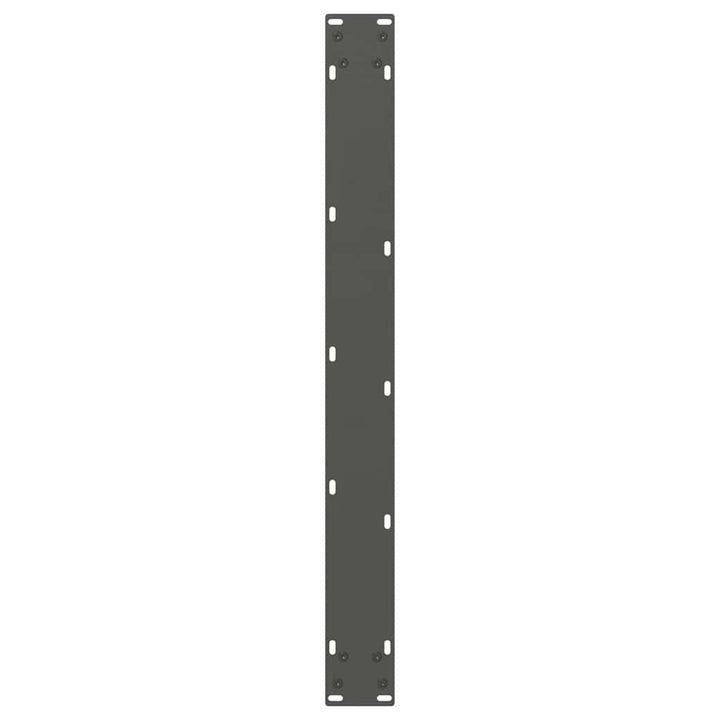 spisebordsben V-formet 2 stk. antracit 100x(72-73,3) cm stål