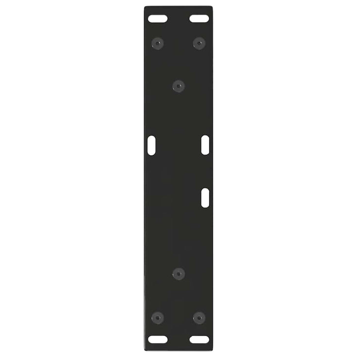 sofabordsben V-formet 2 stk. sort 30x(30-31,3) cm stål