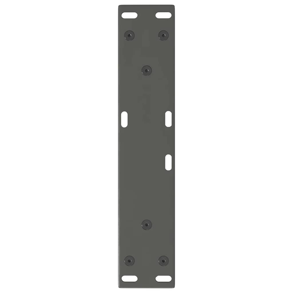 sofabordben V-formet 2 stk. antracit 30x(30-31,3) cm stål