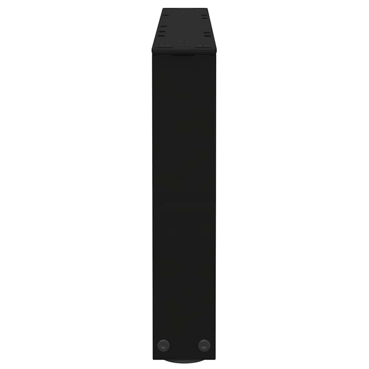 sofabordsben V-formet 2 stk. sort 50x(30-31,3) cm stål