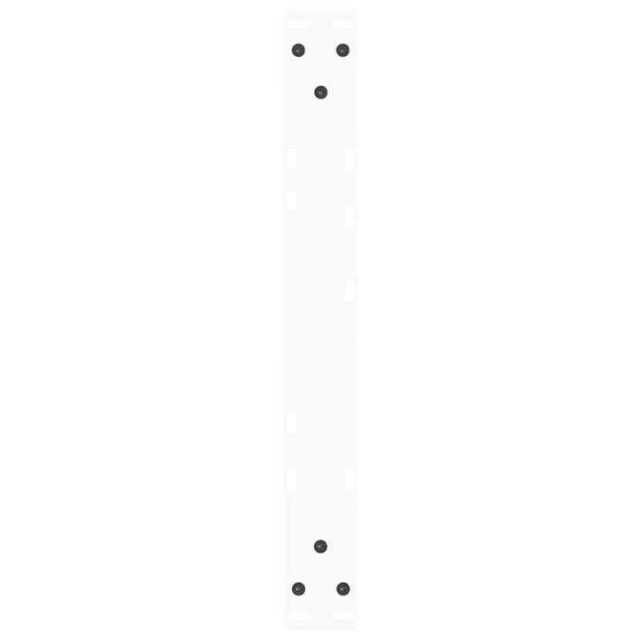 sofabordsben V-formet 2 stk. hvid 50x(30-31,3) cm stål