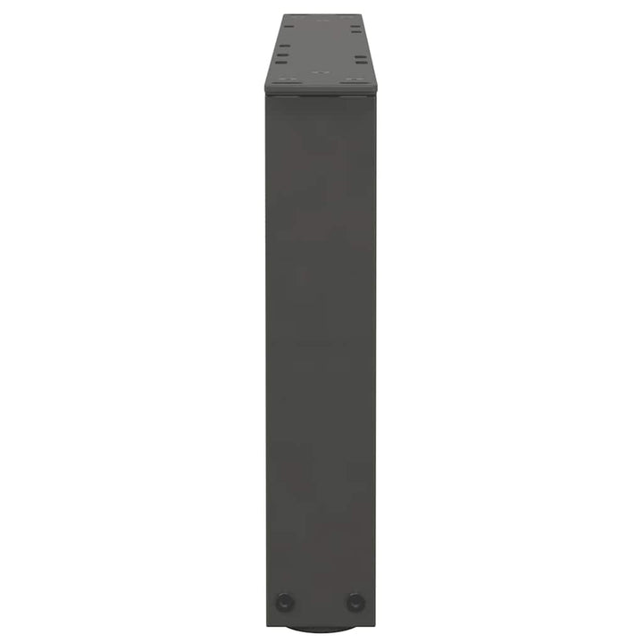 sofabordsben V-formet 2 stk. antracit 60x(30-31,3) cm stål