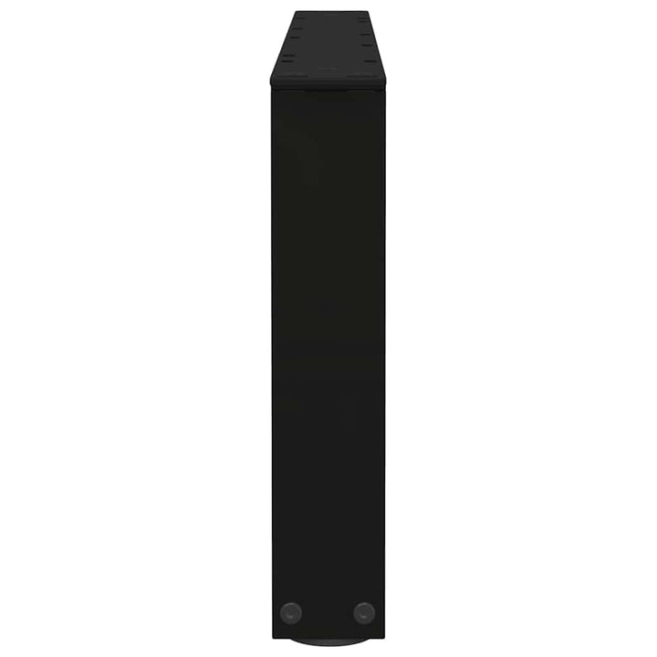 sofabordsben V-formet 2 stk. sort 70 x (30-31,3) cm stål