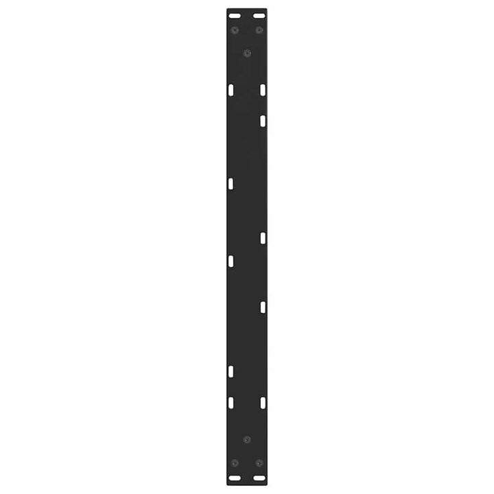 sofabordsben V-formet 2 stk. sort 70 x (30-31,3) cm stål