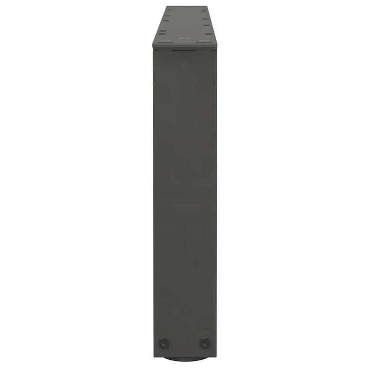 sofabordsben V-formet 2 stk. antracit 70x(30-31,3) cm stål