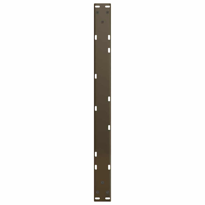sofabordsben V-formet 2 stk. naturstål 70x(30-31,3) cm stål