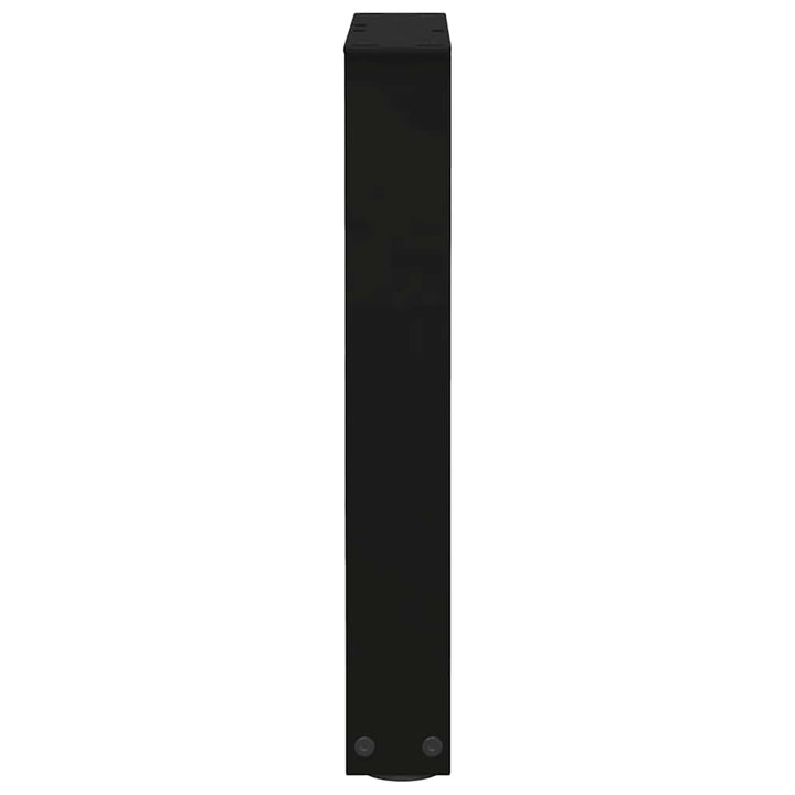 sofabordsben V-formet 2 stk. sort 38 x (42-43,3) cm stål