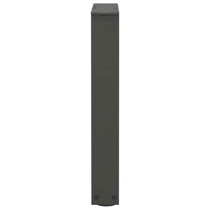 sofabordsben V-formet 2 stk. antracit 38 x (42-43,3) cm stål