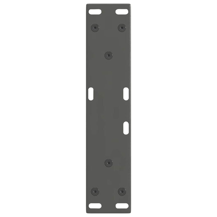 sofabordsben V-formet 2 stk. antracit 38 x (42-43,3) cm stål