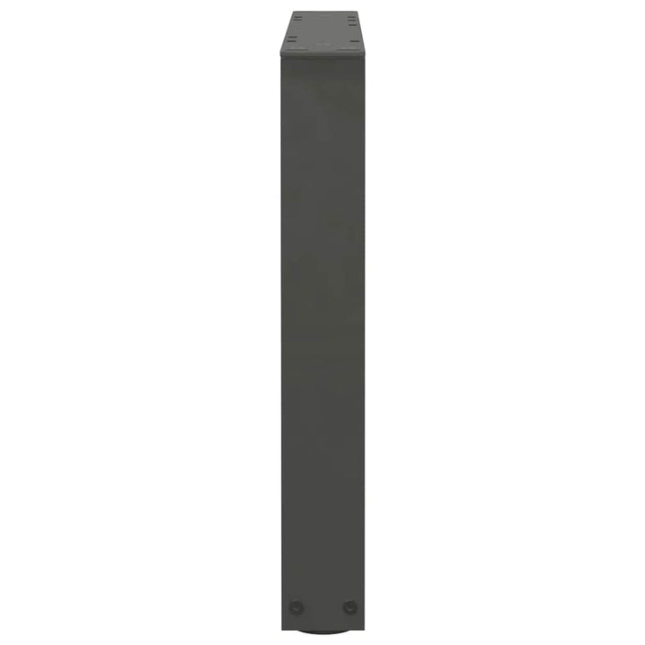 sofabordsben V-formet 2 stk. antracit 50x(42-43,3) cm stål
