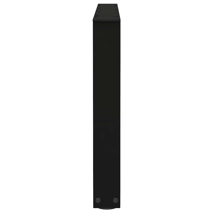 sofabordsben V-formet 2 stk. sort 70 x (42-43,3) cm stål
