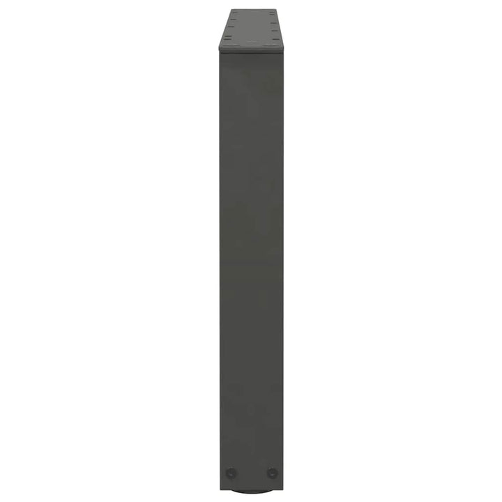 sofabordsben V-formet 2 stk. antracit 70 x (42-43,3) cm stål