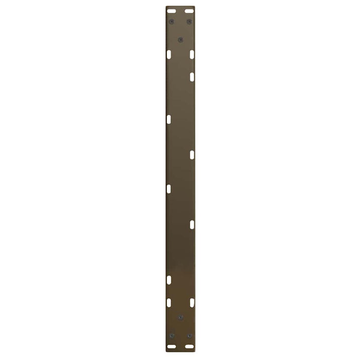 sofabordsben V-formet 2 stk. naturstål 70 x (42-43,3) cm stål