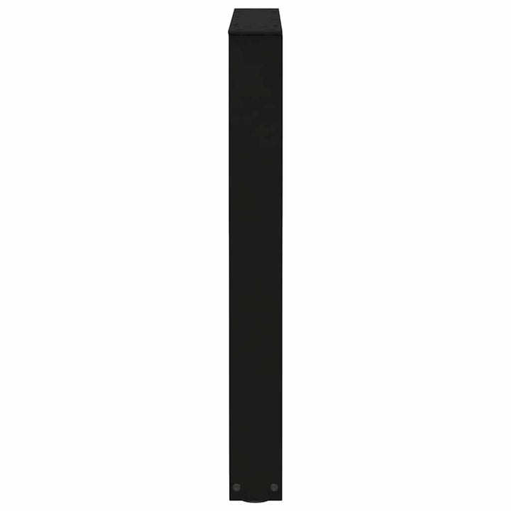spisebordsben V-formet 2 stk. sort 70 x (72-73,3) cm stål